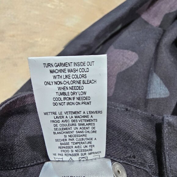 Men's Salem7 Glow In the Dark Star Black Jeans Actual Size 37 Waist 31" Inseam - Picture 6 of 8